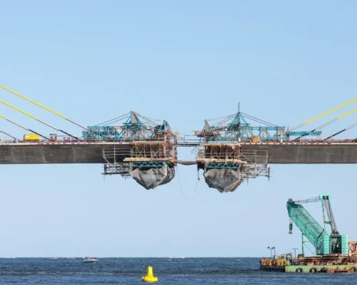 Ponte de Guaratuba atinge 91% de execução e entra na fase final das obras