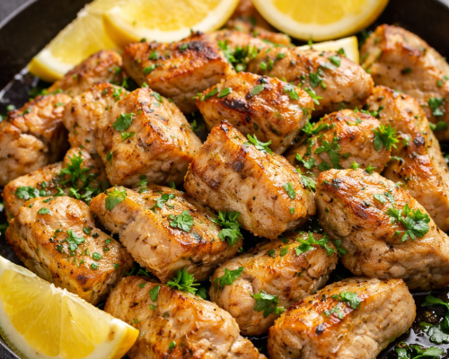 Carne de Jacaré Grelhada com Limão e Ervas